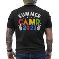 Summer Camp 2023 Vacation Retro Camping Family Cousin Crew Mens Back Print T-shirt