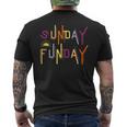 Sunday Funday - Funny Drinking Mens Back Print T-shirt