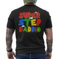 Superstep Daddio Fathers Day Outfits Funny Gift For Daddy Mens Back Print T-shirt