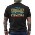 The Comeback Is Motivational Quote - Inspirational Saying Mens Back Print T-shirt