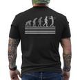 The Evolving Golfer Funning Golfing Mens Back Print T-shirt