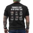 Things I Do In My Spare Time Bunnies Rabbit Gifts For Rabbit Lovers Funny Gifts Mens Back Print T-shirt