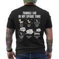 Things I Do In My Spare Time Goats Mens Back Print T-shirt