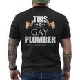 This Is What A Gay Plumber Looks Like Lgbt Pride Mens Back Print T-shirt