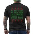 Tis The Season To Have Your Life Choices Mocked At Dinner Men's T-shirt Back Print