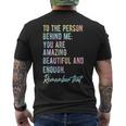 To The Person Behind Me You Matter Self Love Mental Tie Dye Mens Back Print T-shirt