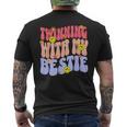 Twinning With My Bestie Spirit Week Twin Day Best Friend Men's T-shirt Back Print
