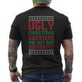 Ugly Sweaters Are Hot And Overrated Christmas Pajama X-Mas Men's T-shirt Back Print