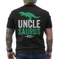 Unclesaurus Rex Funny Uncle Gift Gift For Mens Funny Gifts For Uncle Mens Back Print T-shirt