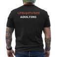 Unsupervised Adulting Men's T-shirt Back Print