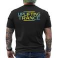Uplifting Trance Music For Ravers Techno Edm Men's T-shirt Back Print
