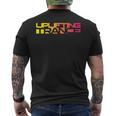 Uplifting Trance Negative Space Remix Men's T-shirt Back Print