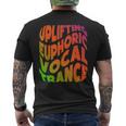 Uplifting Trance Euphoric Vocal Trance Music Edm Rave Men's T-shirt Back Print