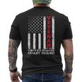 Us Coast Guard Veteran Uscg American Flag GiftVeteran Funny Gifts Mens Back Print T-shirt