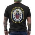 Uss Fort Lauderdale Lpd28 Men's Back Print T-shirt