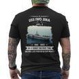 Uss Iwo Jima Lph 2 Front Mens Back Print T-shirt