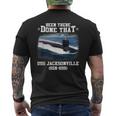 Uss Jacksonville Ssn699 Navy Ships Men's Back Print T-shirt