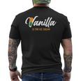 Vanilla Is For Ice Cream - Upside Down Pineapple Swinger Mens Back Print T-shirt