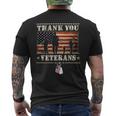 Veteran Vets Thank You Veterans Proud Veteran Day 321 Veterans Mens Back Print T-shirt