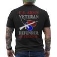Veteran Vets Us Army Veteran Defender Of Freedom Fathers Veterans Day 5 Veterans Mens Back Print T-shirt