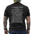 Veterans Creed Im A Veteran Proud Veterans Day Mens Back Print T-shirt