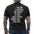 Veterans Day Veterans Thank You For Your Service Men's T-shirt Back Print