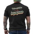 Videophilia Is My Superpower Videophilia Vintage Men's T-shirt Back Print