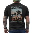 Vintage 1975 Limited Edition 48Th Birthday 48 Year Old Men's T-shirt Back Print