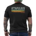 Vintage Stripes Attapulgus Ga Men's T-shirt Back Print