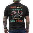 Wait What I Have An Attitude No Really Who Knew Scottish Dog Mens Back Print T-shirt