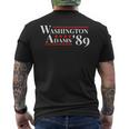 Washington Adams 1789 American Presidents Day Us History Men's T-shirt Back Print