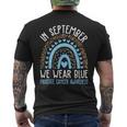 We Wear Light Blue Prostate Cancer Awareness Month Men's T-shirt Back Print