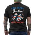 Will Trade Brother For Firecrackers 4Th Of July Boys Kids Mens Back Print T-shirt