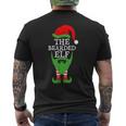 Xmas Holiday Matching Ugly Christmas Sweater The Bearded Elf Men's T-shirt Back Print