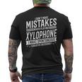 Xylophone Player Musical Instrument Xylophone Men's T-shirt Back Print
