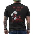 They Hid The Eggs Horror Easter Horror Bunny Easter Men's T-shirt Back Print