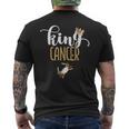 Zodiac Sign Funny King Cancer Graphic Mens Back Print T-shirt