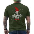 Bourbon Gnome Family Christmas Pajama Bourbon Gnome Men's T-shirt Back Print