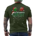 Chest Nuts Xmas Couple Christmas Couple Matching Men's T-shirt Back Print