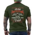 Jean Blood Runs Through My Veins Family Christmas Men's T-shirt Back Print