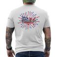4Th Of July 2023 Patriotic American Freedom Independence-Day Mens Back Print T-shirt