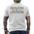 Autism Awareness Acceptance Regulation Before Expectation Men's T-shirt Back Print