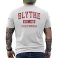 Blythe California Ca Vintage Sports Red Men's T-shirt Back Print