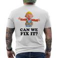 Bob Can We Fix It Builder Men's T-shirt Back Print