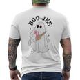 Boo-Jee Halloween Spooky Season Cute Ghost Boujee Boogee Men's T-shirt Back Print