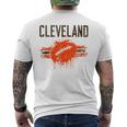 Cleveland Fan Retro Vintage Men's T-shirt Back Print
