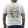 Cousin Squad Boo Boo Cousin Crew Ghost Dog Halloween Men's T-shirt Back Print