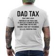 Dad Tax Definition Father's Day Men's T-shirt Back Print