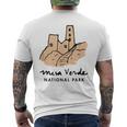 Family Vacation Retro Mesa Verde National Park Men's T-shirt Back Print