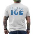 Fire And Ice Last Minute Halloween Matching Couple Costume Men's T-shirt Back Print